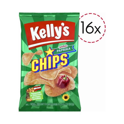 Kelly's CHIPS PAPRIKA - 16 kosov Cene