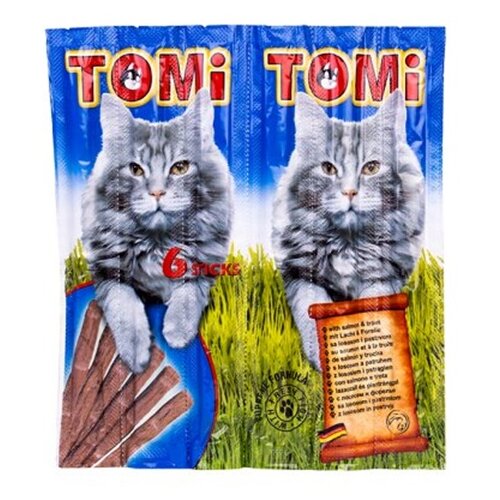 Tomi cat sticks poslastica za mačke - zec/pačetina/sir 6kom Slike
