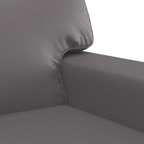  3-dijelni set sofa sivi od umjetne kože Slike