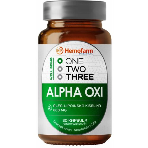 One Two Three alpha oxi, 30 kapsula Cene