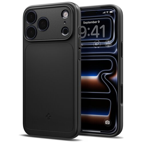 Spigen Thin Fit Apple iPhone 18 Pro Max / iPhone 17 Pro Max MagSafe - črn silikon Slike
