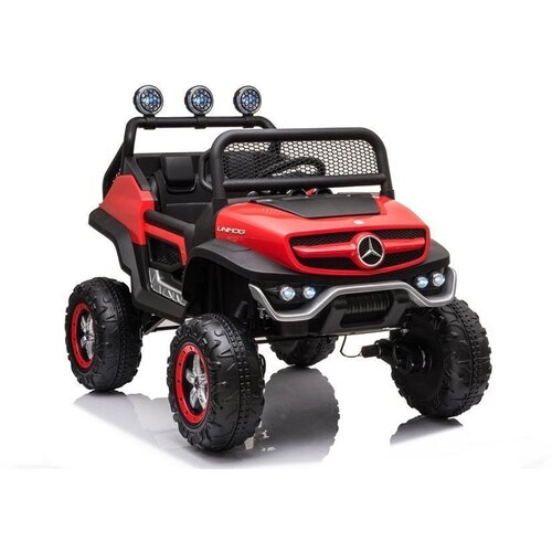  Licencirani auto na akumulator Mercedes Unimog S 4x4 - crveni Cijene
