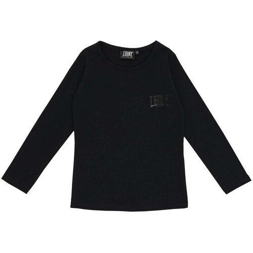 Leone 1947 Majice z dolgimi rokavi Girl T-Shirt Long Sleeves Allover Print Black Girl Črna Cene
