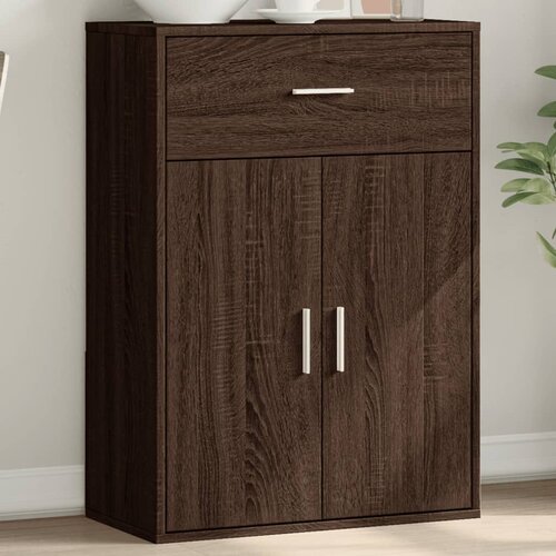 VidaXL Komoda boja smeđeg hrasta 60x30x84 cm od konstruiranog drva Slike
