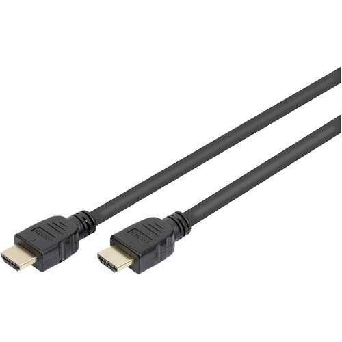 Digitus HDMI priključni kabel HDMI-A vtič 1.00 m črna DB-330124-010-S Ultra HD (8K)\, pozlačeni konektorji HDMI kabel, (20431384) Cene