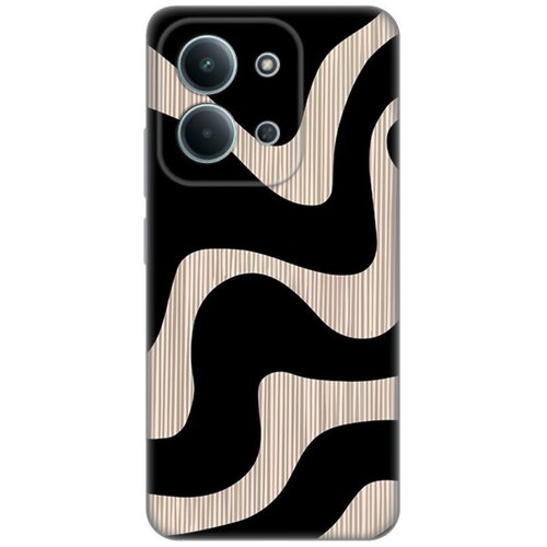  Torbica Silikonska Print Skin za Xiaomi Redmi 15C 4G Black Flow Cene