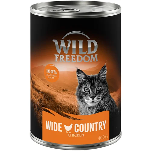 Wild Freedom 12 x 400 g mokra hrana po posebnoj cijeni! - Wide Country - čista piletina