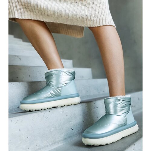 Gemre Light green warm platform snow boots Cores Slike