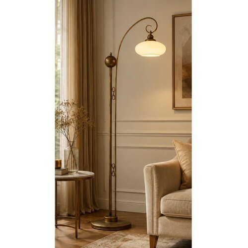 Brilagi Stojeća lampa MOLLERO 1xE27/15W/230V bronza/patina Slike