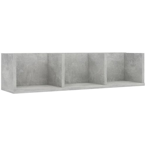 Maison Chic Stenska polica - Viseča Polica za CD plošče betonsko siva 75x18x18cm, (21794074) Cene