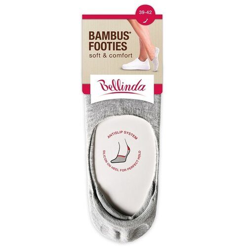Bellinda BAMBOO FOOTIE SOCKS - Bamboo very low women's socks - black Cene