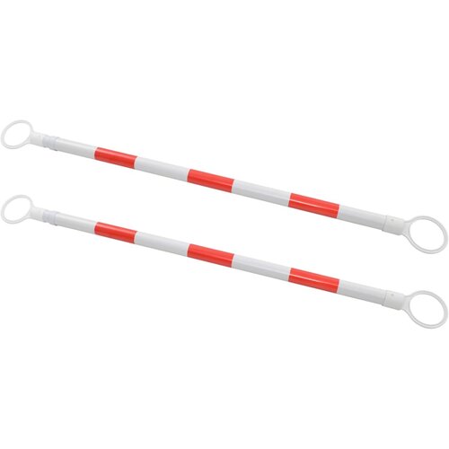 VidaXL Zložljive palice za prometni stožec 2 kosa plastika 130-215 cm Slike