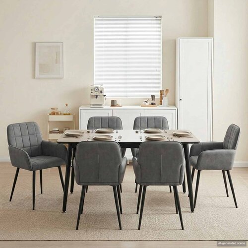  Trpezarijske stolice 6 pcs Bar&scaron;un Tamnosiva 57 x 50 x 85 cm Cijene