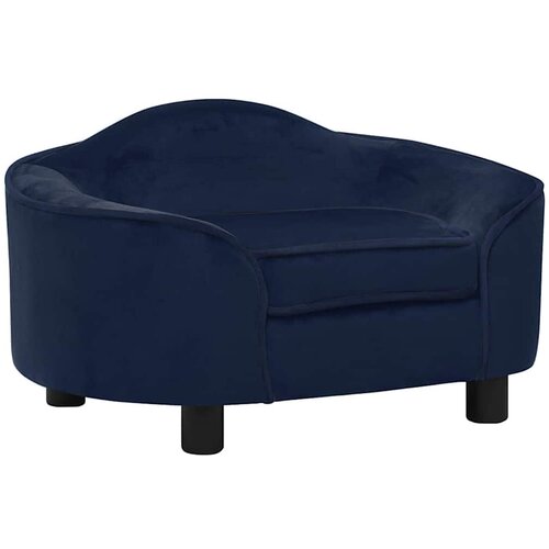 SOFA za pse plava 67 x 47 x 36 cm pli&amp;scaron;ana Slike