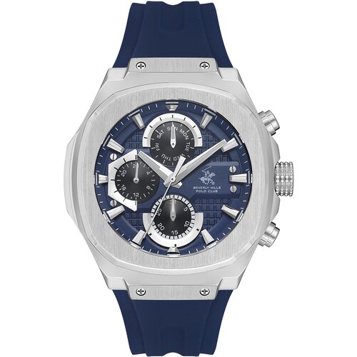 Beverly Hills Polo Club Muški sat BP3623X.399, Teget kućište, Teget Cene