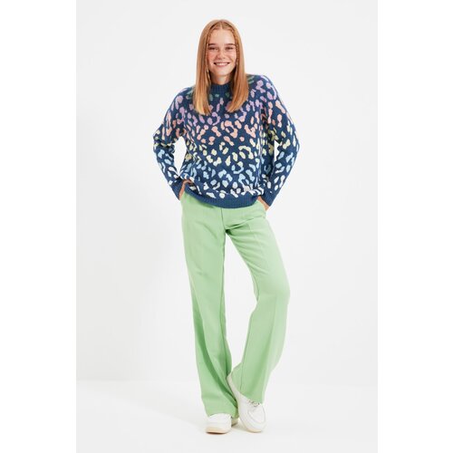 Trendyol Indigo Crew Collar Knitwear Sweater Cijene