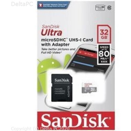 MEM SD MICRO 64GB SanDisk Ultra UHS-I Class 10 A1 U1 Cijene