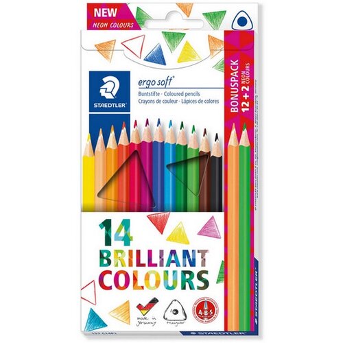 Staedtler Barvice ERGOSOFT ABS 12/1 +2 x neon (20386746) Cene