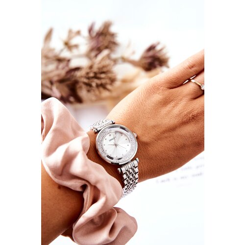 Kesi Women&amp;#039;s watch on bracelet with ERNEST zircons silver Slike