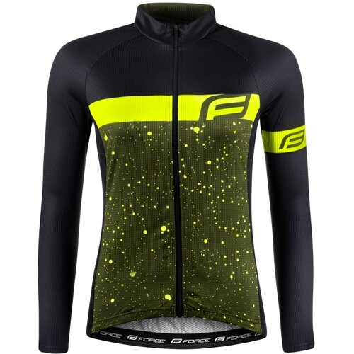 FORCE TEXTIL Prolećni dres FORCE SPRAY dugi rukav, army-fluo S Cene