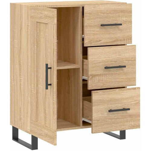 Komoda boja hrasta sonome 69,5x34x90 cm od konstruiranog drva Slike