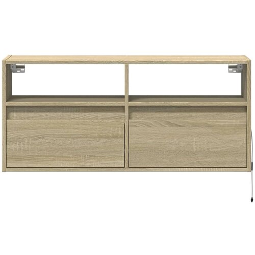  Zidni TV ormarić LED boja hrasta sonome 100x31x45 cm Slike