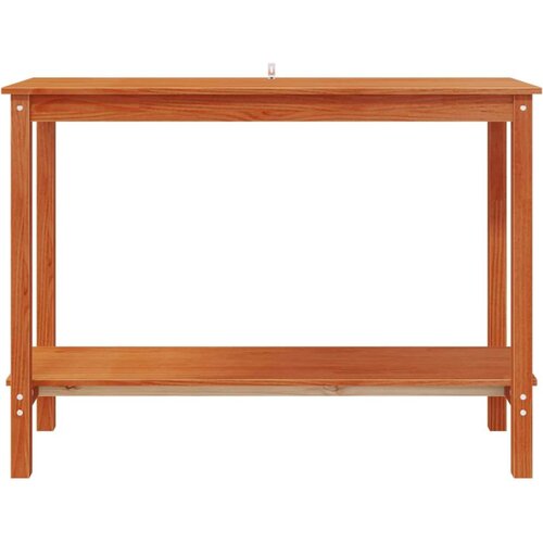  Konzolna stolica Vosak Smeđa 110 x 40 x 80 cm Masivna borovina - Vosak smeđa Slike