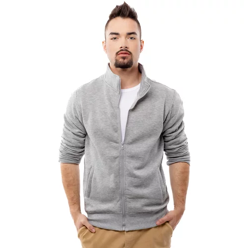 Glano Men's Zipper Sweatshirt - gray
