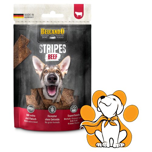 Belcando Snacks Stripes Beef 70g, Ukusne Poslastice Za Pse Sa Govedinom Cene