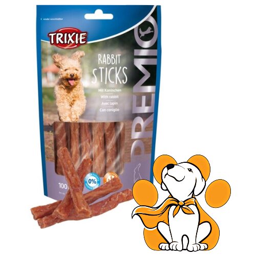 Trixie dog Premio Rabbit Sticks 100g, Štapići Za Pse Sa Ukusom Zečetine Cene