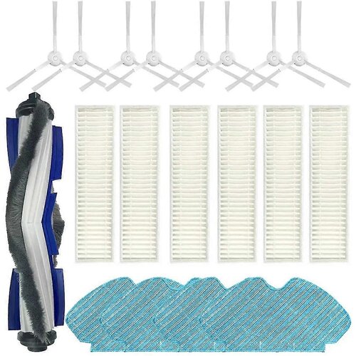 INORCO Nadomestni deli za sesalnik Explorer Series 60 RG7447 RG7455 RG7447wh RG7455WH Stranska krtača Roller Filter Rags, (21850601) Slike