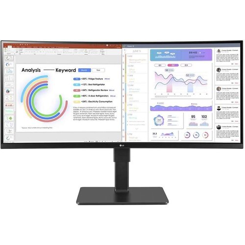 LG ELECTRONICS LG 34BQ77QC-B.AEU 86,72cm Curved LED zaslon Energetska učinkovitost 2021 G (A - G) 86.4 cm (34 palac) 34 Cijene