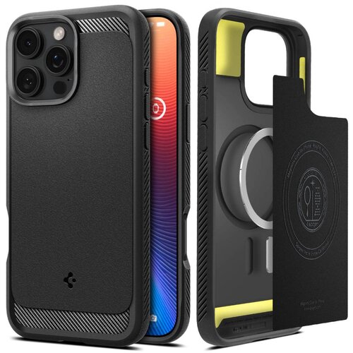 Spigen RUGGED ARMOR MAGSAFE maska za IPHONE 16 PRO MATTE BLACK Cijene