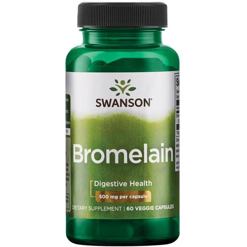Swanson bromelain 500 mg, 60 kapsula - podrška probavi i zglobovima Cene