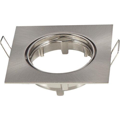 Aigostar Okvir za ugradno svetlo GU10 8,2x8,2 cm matni hrom Slike