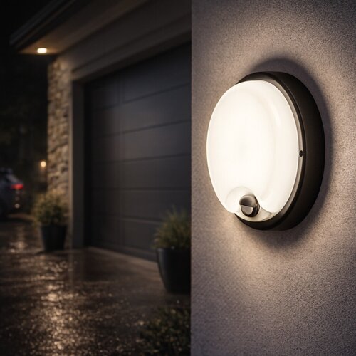 Rabalux 77213 -LED spolja&amp;scaron;nje zidno svetlo sa senzorom LONATO LED/18W/230V IP65 crno Slike