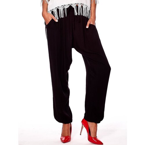 Fashion Hunters Women&amp;#039;s pants Black Slike