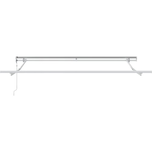 VidaXL Automatska Uvlačiva Tenda Crna 350x250 cm, Fabrika za zamjenu tende za okvir 3,5x2,5 m Crna Slike
