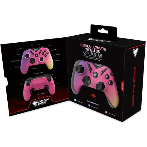 DRAGONSHOCK NEBULA ULTIMATE PRO BREZŽIČNI KONTROLER ZA SWITCH/PS3/PC/ANDROID - CANDY Slike