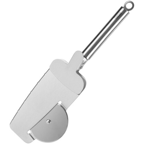 Teesa 2v1 INOX vrtljivi nož za pico 28cm in lopatka s spono, (21226213) Cene