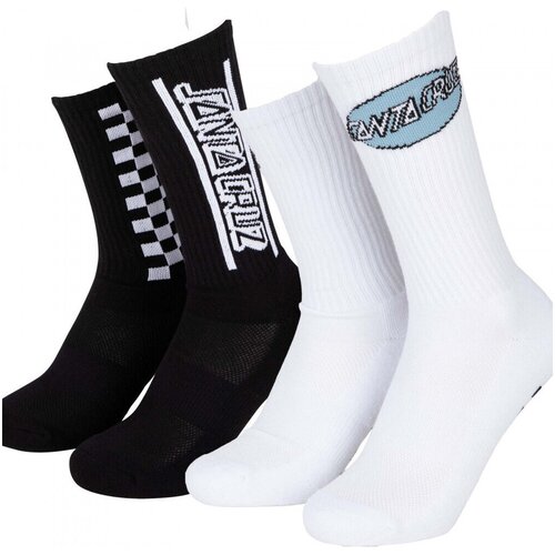 Santa Cruz Najlonke / Samostoječe nogavice Finish line socks (2 pack) Črna Cene