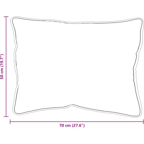 vidaXL Jastuk Bijela 50 x 70 cm 105gsm 50% pamuka i 50% poliester Cijene