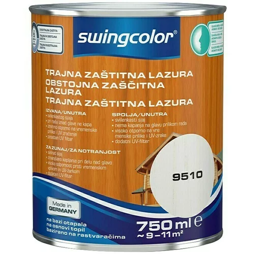 SWINGCOLOR Lazura za trajnu zaštitu (Bijele boje, 750 ml)
