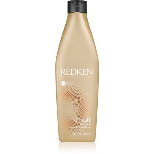 Redken All Soft &amp;scaron;ampon za suhe in krhke lase z arganovim oljem 300 ml Slike