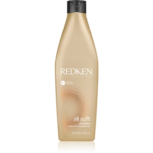 Redken All Soft šampon za suhe in krhke lase z arganovim oljem 300 ml