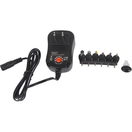 WIRELESS PLACE Univerzalni nastavljivi AC/DC polnilnik s preklopnim napajanjem od 100 do 240 V do 3 V/4,5 V/5 V/6 V/7,5 V/9 V/12 V z močjo 12 W, (5000129251) Cene