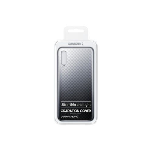 Samsung original ovitek EF-AA750CBE za Galaxy A7 2018 A750 črn Slike