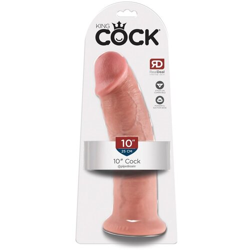 Pipedream Dildo King Cock 10&amp;quot; Light Slike