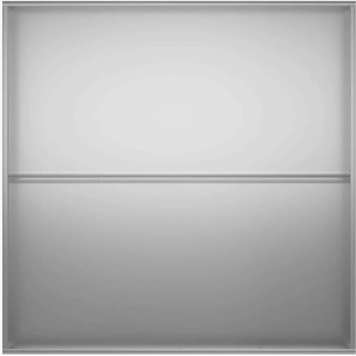  Vrtna saksija Srebrna 100 x 100 x 30 cm Pocinčani čelik - Pocinčani čelik 100 x 100 x 30 cm 1 Slike