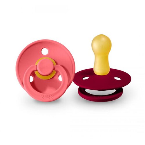Bibs Colour dude (okrugle)- Coral/Ruby (vel.1) Slike